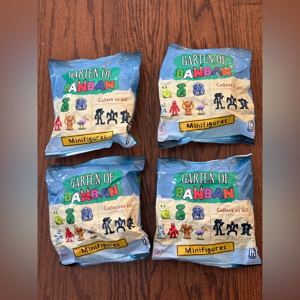 Garten of Banban Mini Figure Set 4 Piece Mystery Pack Series 1 New